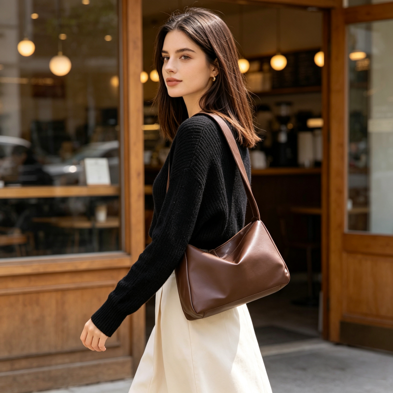 Retro Soft Surface Crossbody Bag