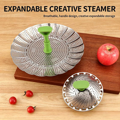 🎉🥦 Expandable Steamer Basket – Turn Any Pot Into a Steamer