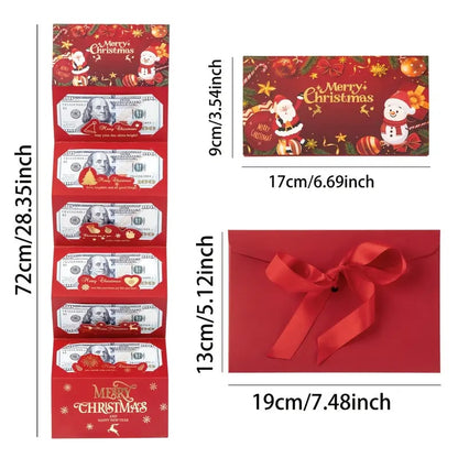 🎄 6-Slot Christmas Cash Gift Envelope | Buy 1 Get 1 Free 🎁