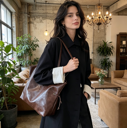 Retro Underarm Tote Bag