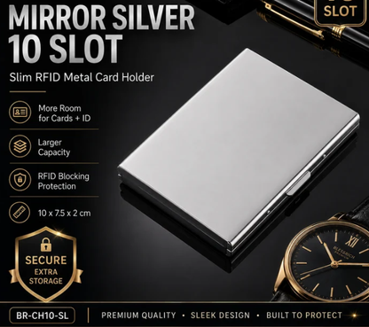 🥳2026 HOT SALE🥳💞50K+ SOLD!｜RFID Blocking Metal Card Holder🛡️