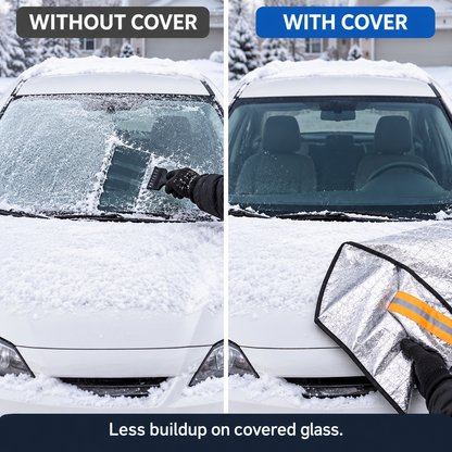 Car Windshield Protector Cover, Waterproof Against Snow Ice Frost Dust Rain ❄️