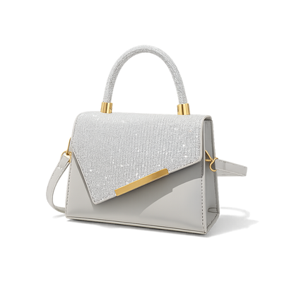 Sequined Evening Small Square Bag