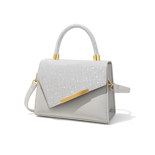 Sequined Evening Small Square Bag
