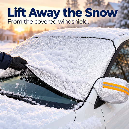 Car Windshield Protector Cover, Waterproof Against Snow Ice Frost Dust Rain ❄️