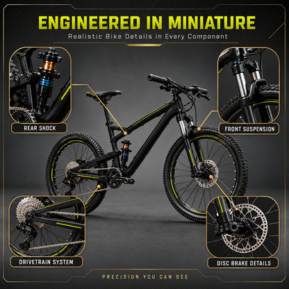 🎁🚲DIY Mountain Bike Model Kit- Build, Display & Collect