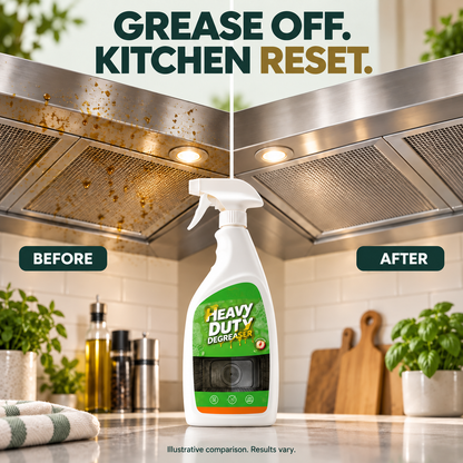 🧼 Heavy-Duty Kitchen Degreaser Spray — Tackle Stubborn Grease & Sticky Buildup