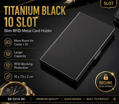 🥳2026 HOT SALE🥳💞50K+ SOLD!｜RFID Blocking Metal Card Holder🛡️