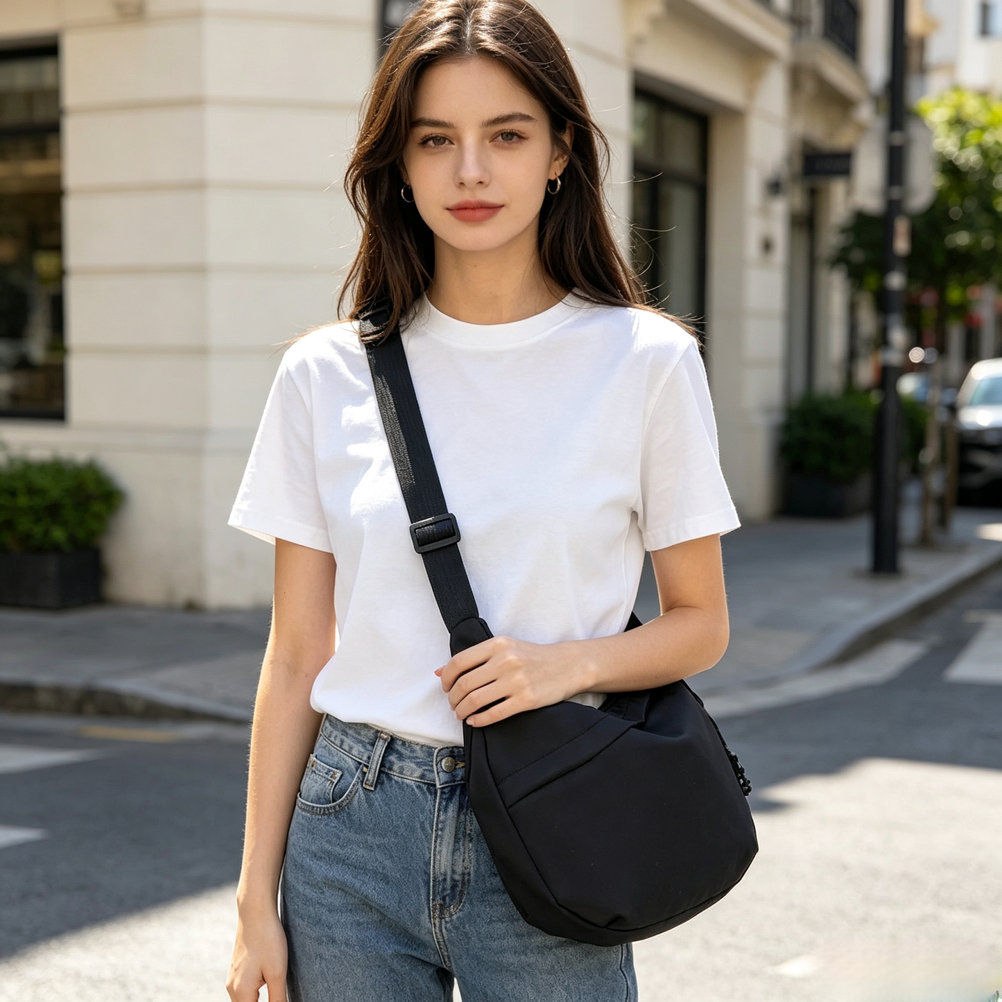 Dumpling-Style Underarm Sling Bag