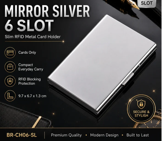 🥳2026 HOT SALE🥳💞50K+ SOLD!｜RFID Blocking Metal Card Holder🛡️