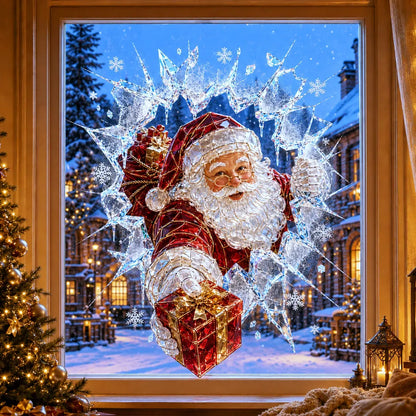 ✨🎄 Limited-Time Christmas Window Decals — 3D Shattered-Glass Effect