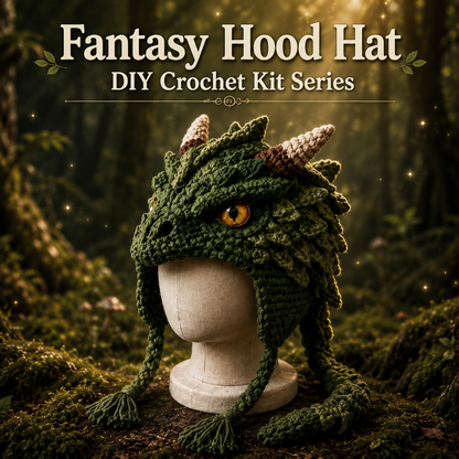 🔥LAST DAY 50% OFF - 🧵DIY Your Halloween Fantasy Hood🎁Beginner Friendly