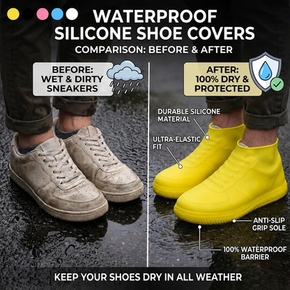Waterproof Shoe Covers – Non-Slip & Reusable