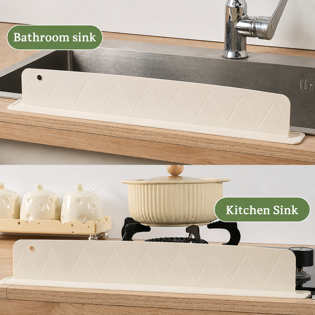 🏆Hot Sale⚡Kitchen Sink Splash Guard - Keep Your Counter Dry & Clean💧