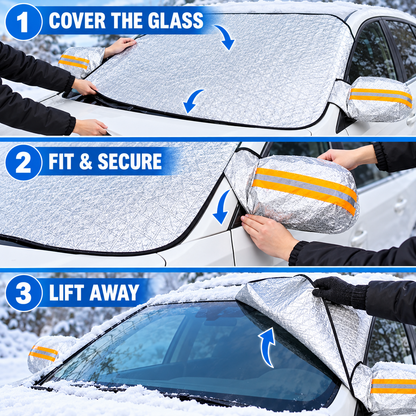 Car Windshield Protector Cover, Waterproof Against Snow Ice Frost Dust Rain ❄️