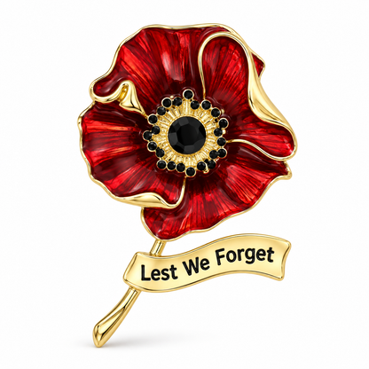 ❤️Buy 1 Get 1 Free — Keep One Remembrance Poppy Brooch, Share One
