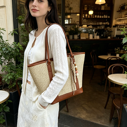 Stylish Woven Handbag