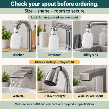 Universal Cotton Faucet Filter Bags for Pure Water 🚰