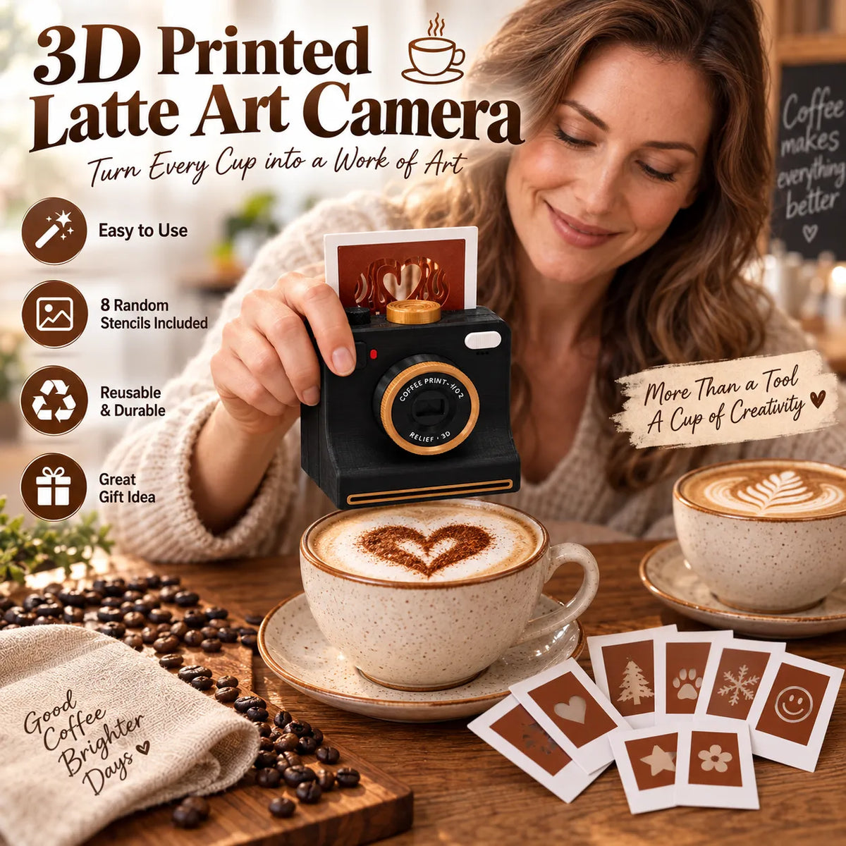 ☕📷 3D-Printed Latte Art Camera（副本）