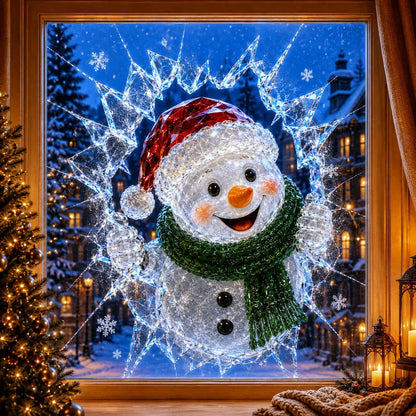 ✨🎄 Limited-Time Christmas Window Decals — 3D Shattered-Glass Effect