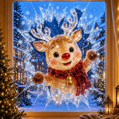 ✨🎄 Limited-Time Christmas Window Decals — 3D Shattered-Glass Effect