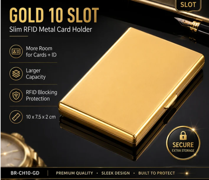 🥳2026 HOT SALE🥳💞50K+ SOLD!｜RFID Blocking Metal Card Holder🛡️