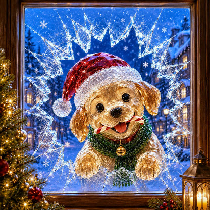 ✨🎄 Limited-Time Christmas Window Decals — 3D Shattered-Glass Effect