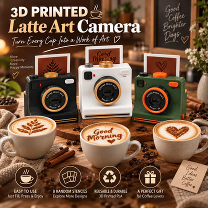 ☕📷 3D-Printed Latte Art Camera（副本）