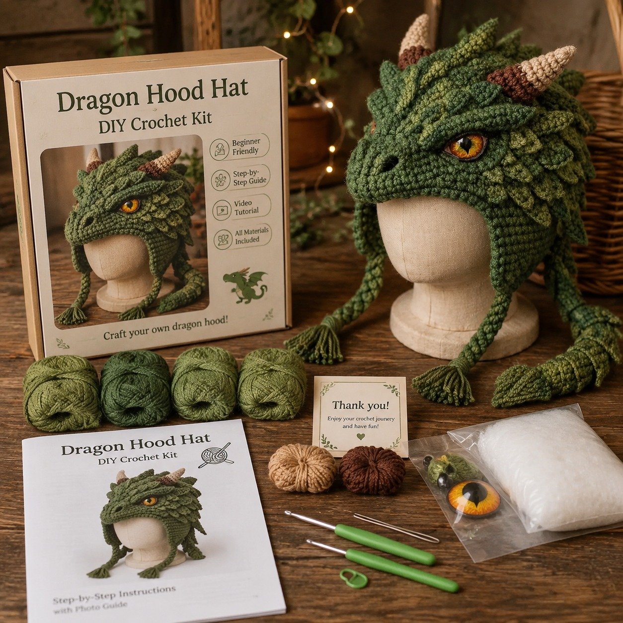 🔥LAST DAY 50% OFF - 🧵DIY Your Halloween Fantasy Hood🎁Beginner Friendly