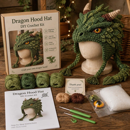🔥LAST DAY 50% OFF - 🧵DIY Your Halloween Fantasy Hood🎁Beginner Friendly
