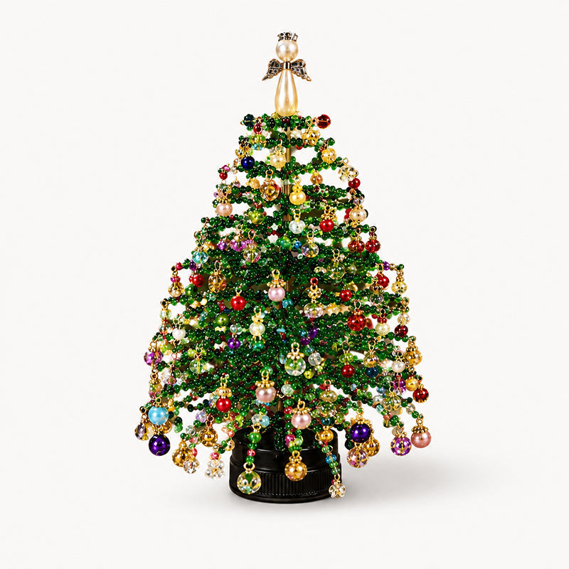 🎄✨ DIY Beaded Christmas Tree Kit – 🎅Create Your Own Sparkling Holiday Decoration