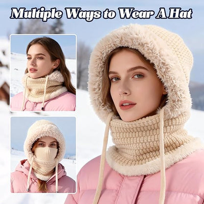 ✨3 in 1 Beanie Hat For Women❄️