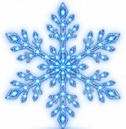 ⏳ Last Day 49% OFF – ❄️ LED Snowflake Wall Lights✨