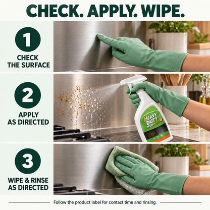 🧼 Heavy-Duty Kitchen Degreaser Spray — Tackle Stubborn Grease & Sticky Buildup
