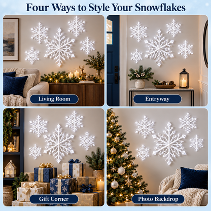 🥳2026 HOT SALE🥳💞50K+ SOLD!｜ LED Snowflake Wall Lights❄️✨