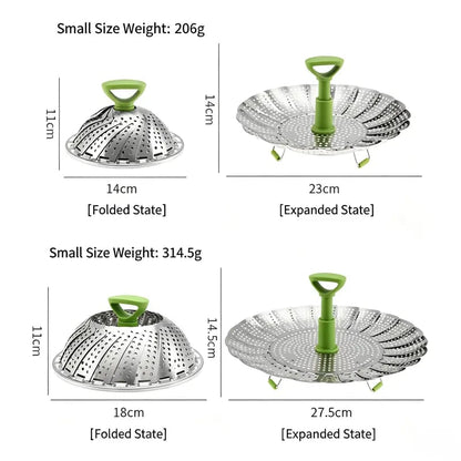 🎉🥦 Expandable Steamer Basket – Turn Any Pot Into a Steamer