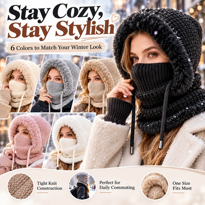 ✨3 in 1 Beanie Hat For Women❄️