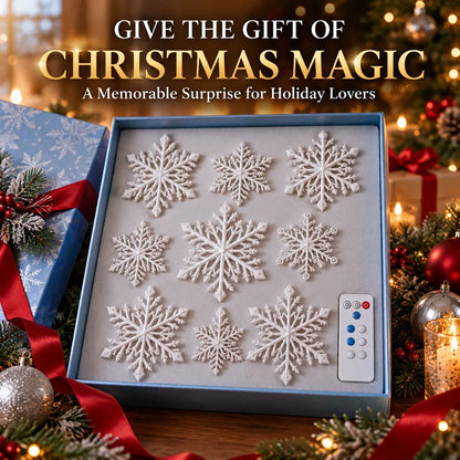 ⏳ Last Day 49% OFF – ❄️ LED Snowflake Wall Lights✨