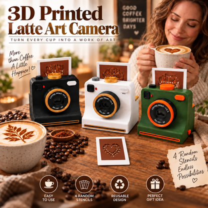 ☕📷 3D-Printed Latte Art Camera