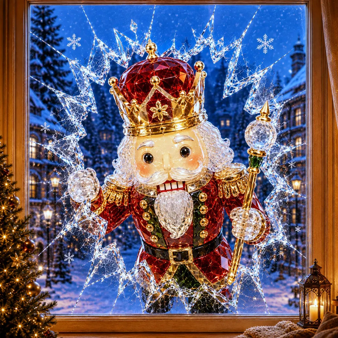 ✨🎄 Limited-Time Christmas Window Decals — 3D Shattered-Glass Effect